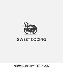 Logo concept "Sweet Coding"