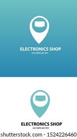 Logo concept for your business, technology store, gadget store, or electronics store.