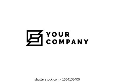Logo consisting of the letters s and c. Logo design for your brand.