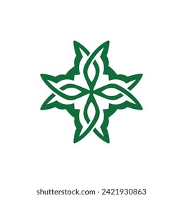 the logo consists of the cat rotated. Outline and elegant.