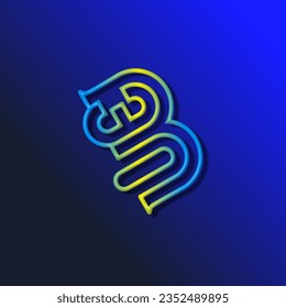el logotipo consta de la letra B y del número 31 combinados. Contorno y elegante.