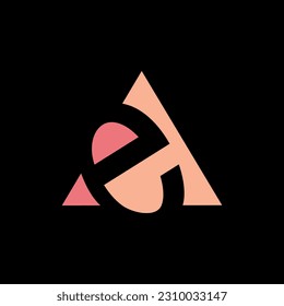 the logo consists of the letter A and e monogram.