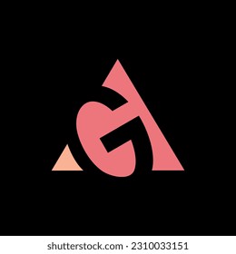 the logo consists of the letter A and G monogram.