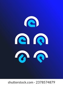 el logotipo consta de la letra N y C combinadas. Contorno y elegante.