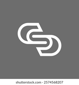 the logo consists of the letter SD. Abstract and elegant.