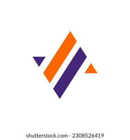 the logo consists of the letter V and A monogram.