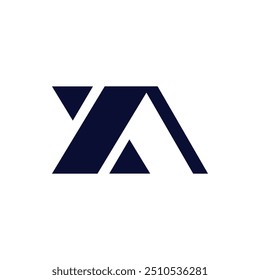 the logo consists of the letter X, Y and Z Properties. Magical, abstract, outline and elegant.