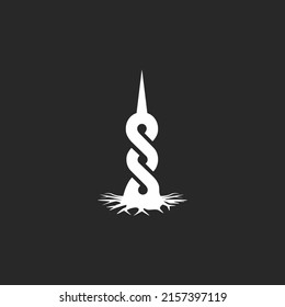 the logo consists of the letters 8 and 8 monogram. Monument.