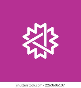 the logo consists of the letters M rotated. Batik