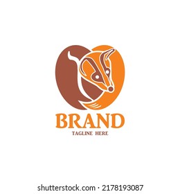 El logo consta de dos íconos relacionados, a saber, café y badger. Este logotipo es perfecto para el nombre de una empresa gastronómica o de bebidas. descargue y disfrute