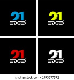 The logo consists of the word "EDGE" and the number 21. 