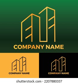 logotipo de la empresa de construcción