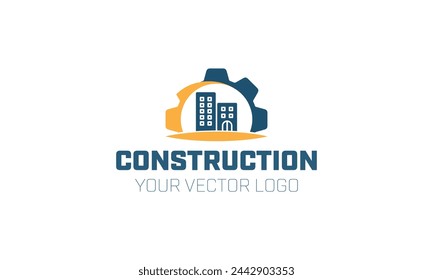 un logotipo para la construcción de su diseño sobre un fondo blanco.