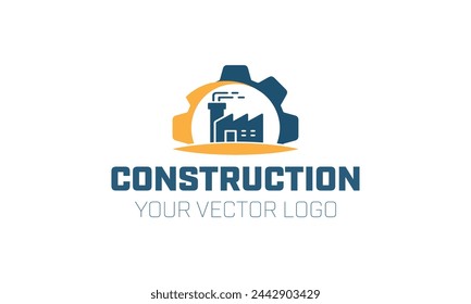 un logotipo para la construcción de su diseño sobre un fondo blanco.