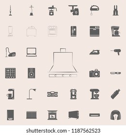 logo cooker hood icon. Electro icons universal set for web and mobile