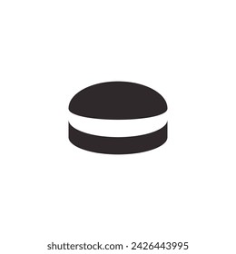 Logo cookies black design template element