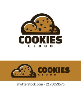 logo Cookies cloud art illustration