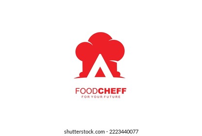 A logo COOKING for branding company. RESTAURANT template vector illustration for your brand.