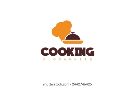 a logo for cooking class with a knife in the middle.