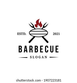 logo cooking class slogan barbecue vector minimalist creative design