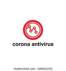 logo of corona virus illustration