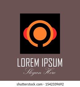 Logo for costumer services. O Letter Abstract circle modern logo style. Vector Logos