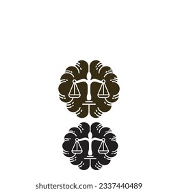 ilustración de diseño vectorial de ley de logotipo