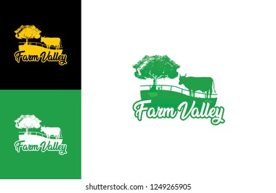 Logo Cow Vector Modern Sophisticated and logo company satisfaction for premium cow 