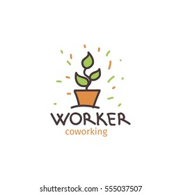 logo for co-working