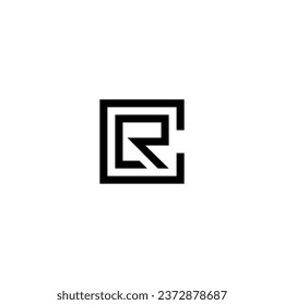 Logo cr initial cr business identity corporate