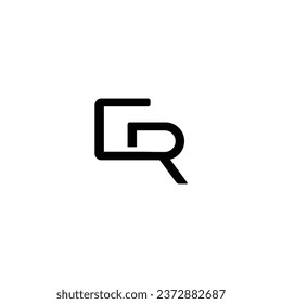 Logo cr initial cr simply concept art modern