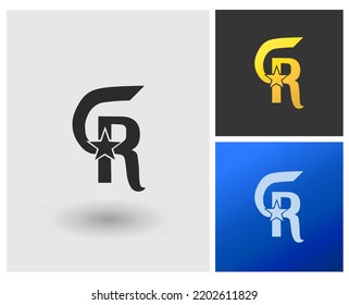 Logo CR modern design idea