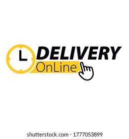 Logo created for home delivery by ordering on-line