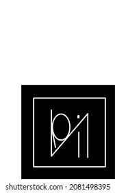 logo created from the name "roni"
