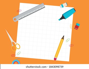 Logo creating. Colorful flat design icon. Vector illustration
