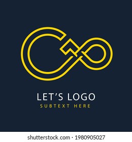 Logo creation set graphic illustration design vector logo brand.