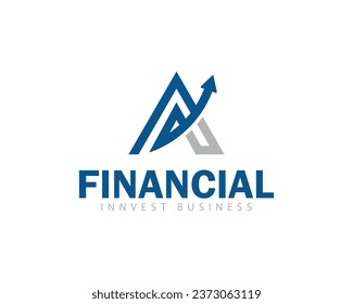 a logo creative financial logo growth business arrow symbol icon