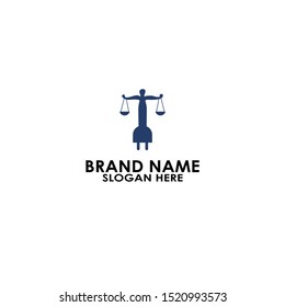 logo creative firm with energy vector design