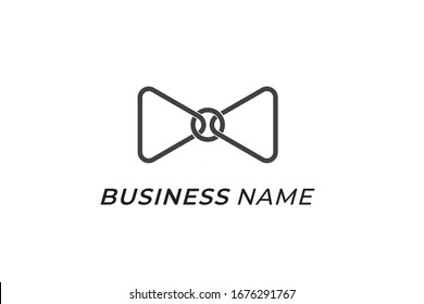 logo creative vector play and tie