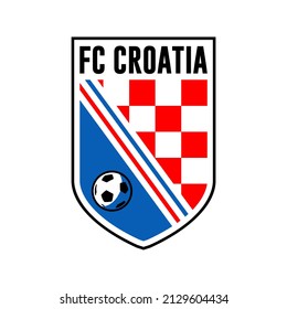 Logo Croatia football club, football Team