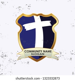 logo cross metal