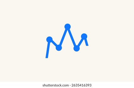 Logo Crown and Data Analytics. Growth, Finance and Statistic concept.