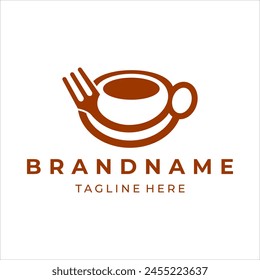 logo of a cup of coffee and cutlery