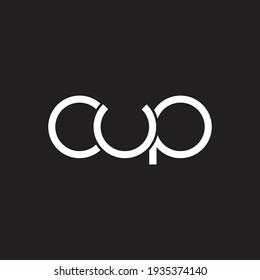 logo cup modern color white