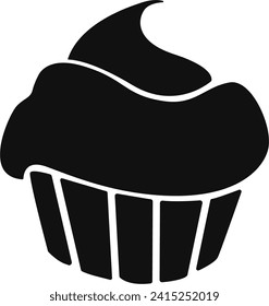 Logo cupcake illustration art design