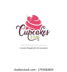 Logo for cupcakes that can be used for your bakery store especially for cakes and pastries