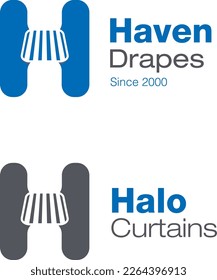 Logo for a Curtain and Drapes Company