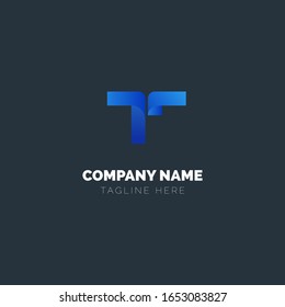 Logo Custom T Initial Design