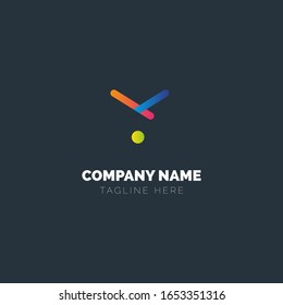Logo Custom Y Initial Design
