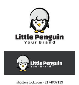 logo Cute Little Penguin art illustration